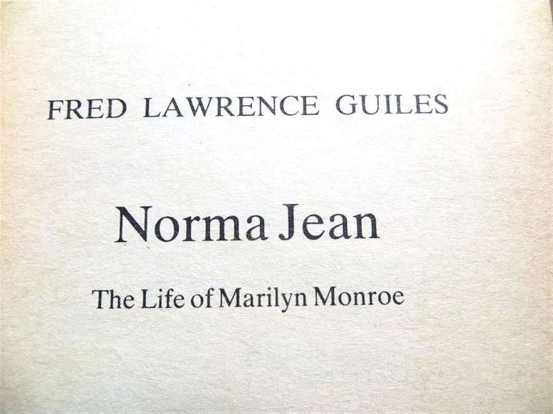 Norma Jean - The life of Marilyn Monroe - F.L Guiles