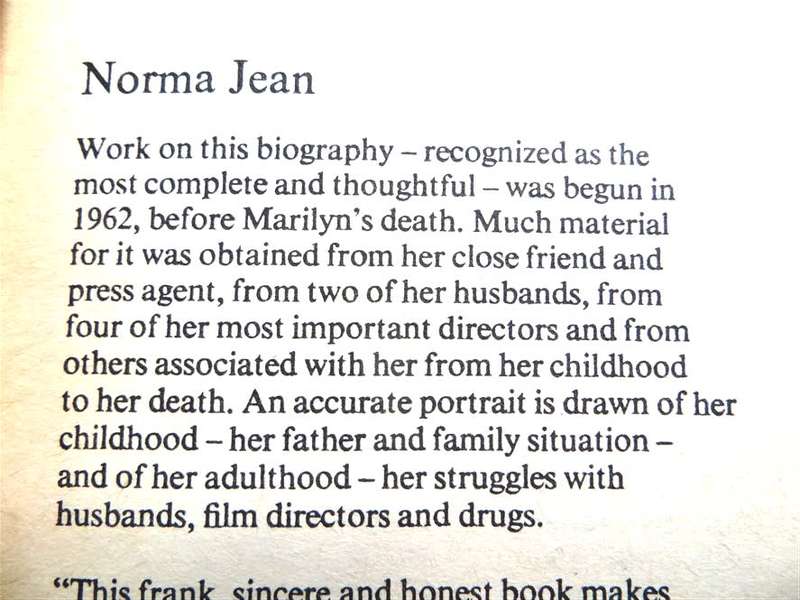 Norma Jean - The life of Marilyn Monroe - F.L Guiles