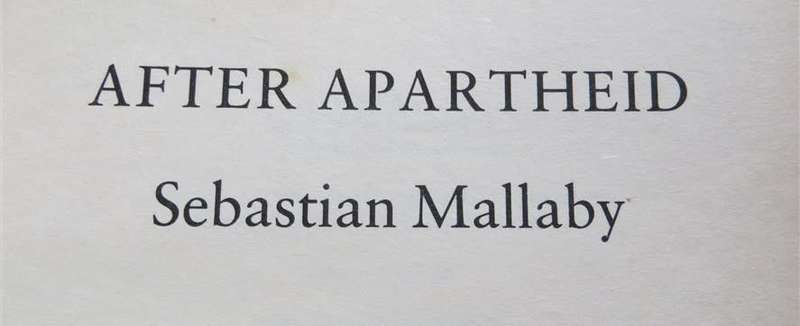 After Apartheid - Sebastian Mallaby