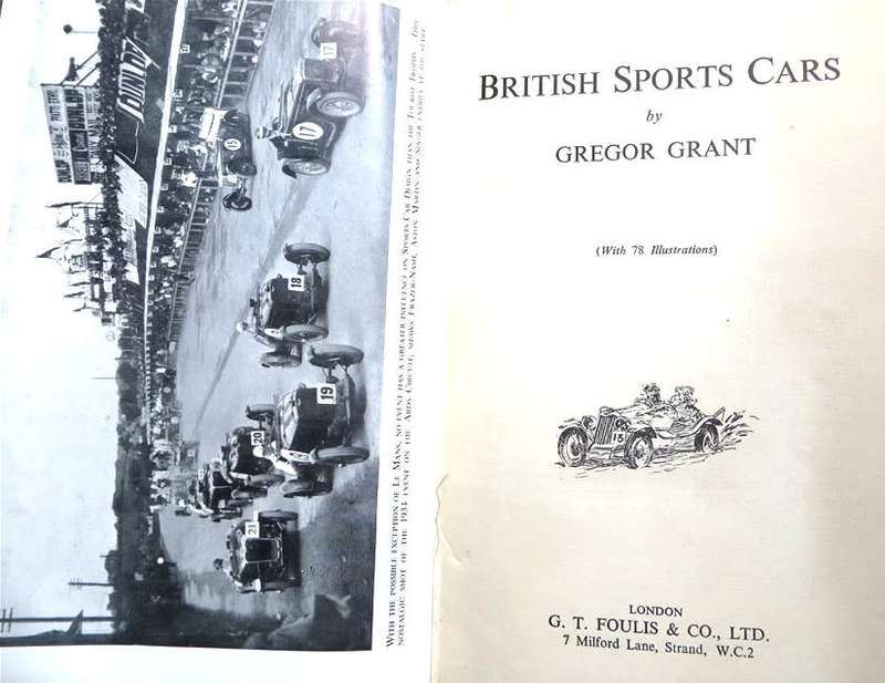 British Sports Cars - 1952 - Gregor Grant