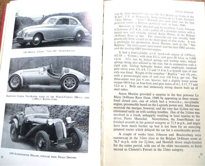 British Sports Cars - 1952 - Gregor Grant