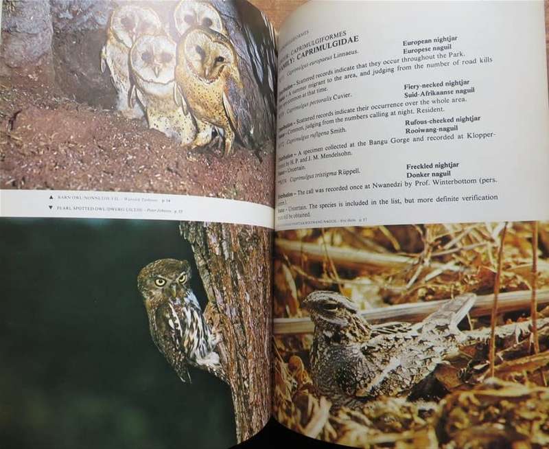 Distribution & Status of the birds of the Kruger Nat. Park - A.C Kemp