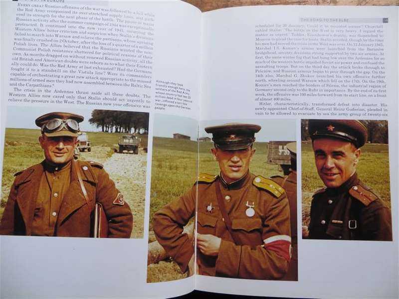 Victory in Europe - D Day to V-E Day - Full Colour photo,s - Large Hardcover