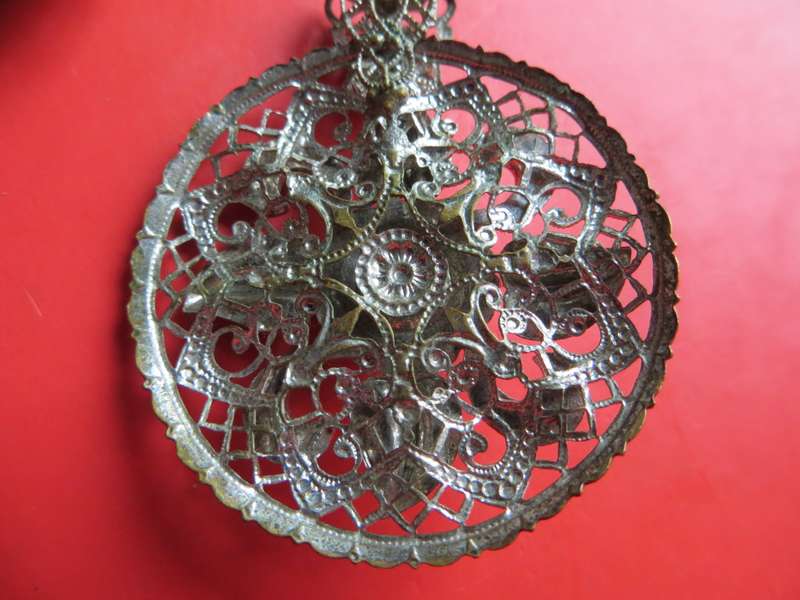 Vintage Costume Pendant & Earrings Set