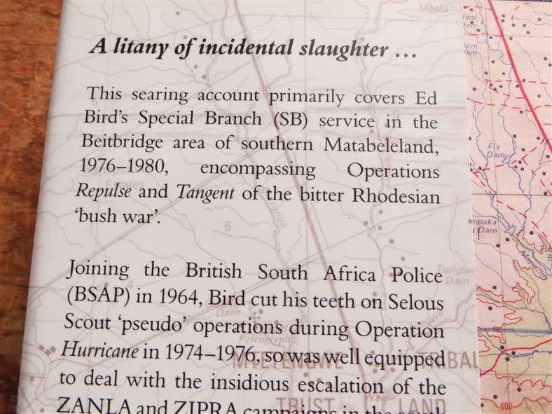 War Special Branch, Slaughter in the Rhodesian Bush - Ed Bird - Signed by Author