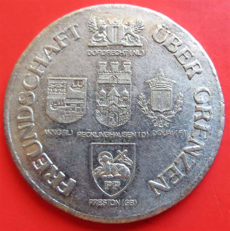 German Commemorative Medallion - Recklinghausen
