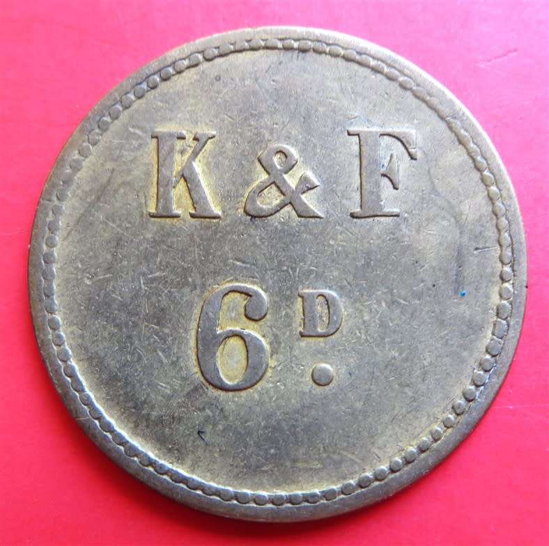 Kleiman and Finchen  K&F 6d Token - Dannhauser Natal