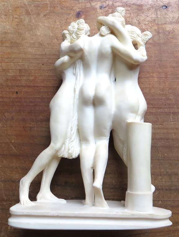 Vittoria Collection - The Three Graces Classic Greek Goddess Statuette Figure - Made in Italy