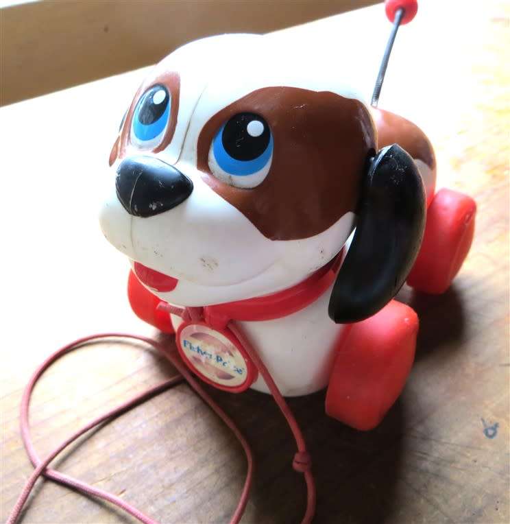 Fisher Price Vintage Walk the Dog Toy 1970`s