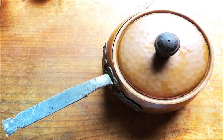 Stockli Netstal Swiss Made Copper Pot