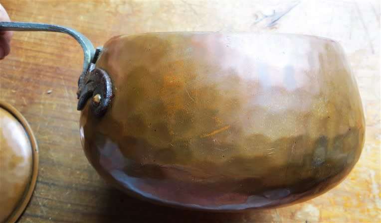Stockli Netstal Swiss Made Copper Pot