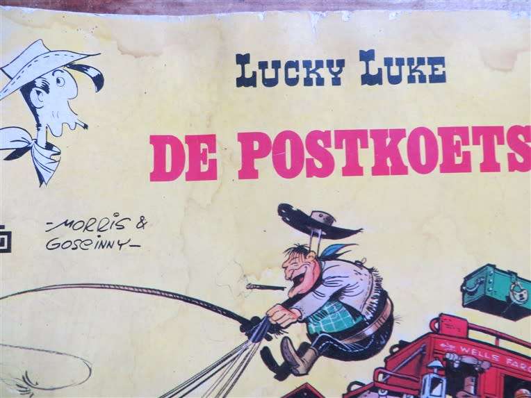 Lucky Luke - Morris & Goscinny 1971 - Postkoets - In Dutch