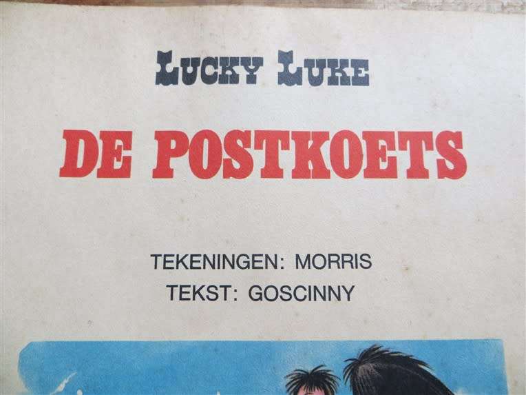 Lucky Luke - Morris & Goscinny 1971 - Postkoets - In Dutch