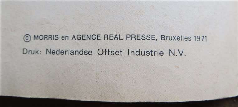 Lucky Luke - Morris & Goscinny 1971 - Postkoets - In Dutch