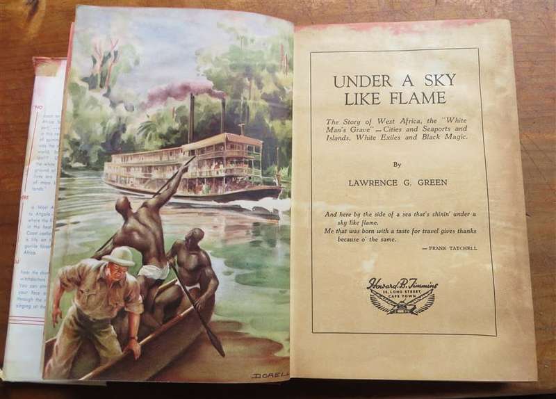 1954 1st Edition  - Lawrence G.Green - Under a Sky Like Flame