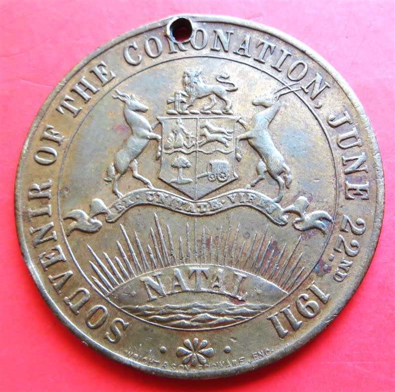 1911 Natal coronation Medallion