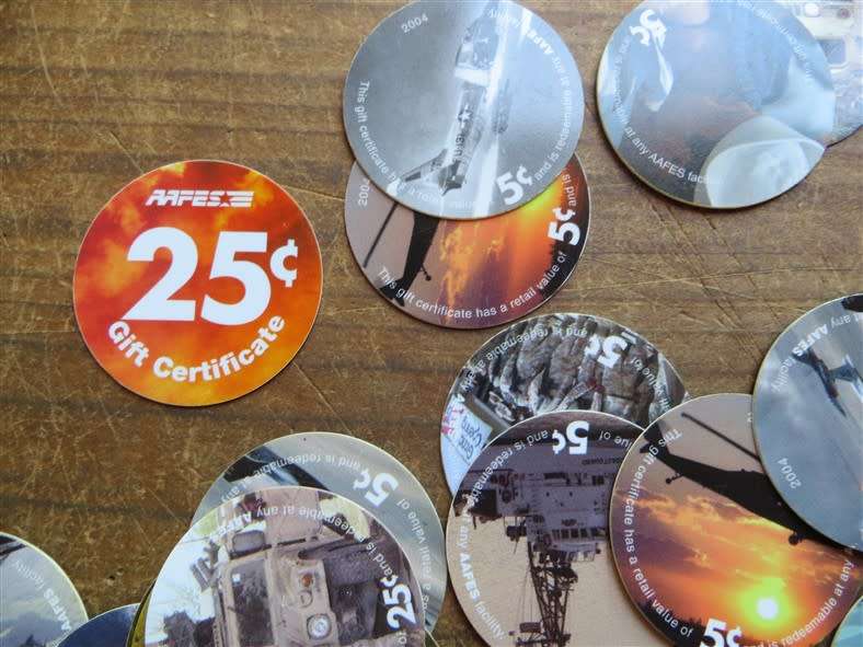 46 x Iraq War 2004 Gift Token Tazos - 1 Bid for the Lot