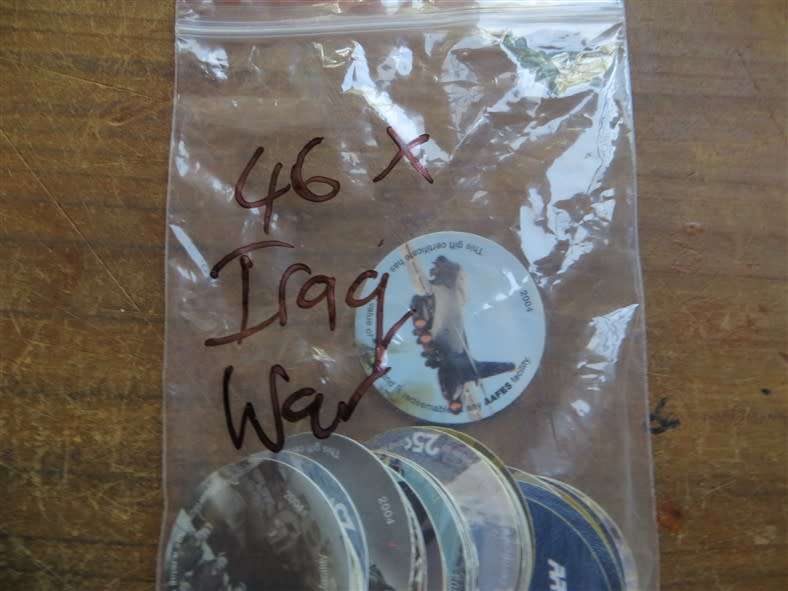 46 x Iraq War 2004 Gift Token Tazos - 1 Bid for the Lot