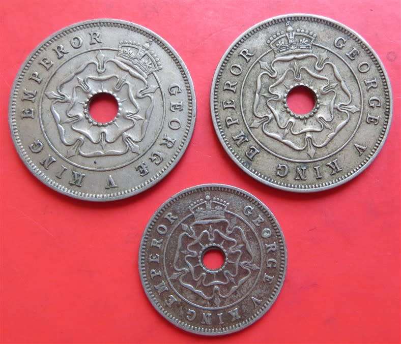 Rhodesia Coin Lot - 1 Bid for 3 coins