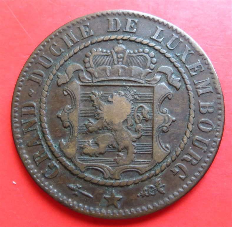 1870 Luxembourg 10 Centimes