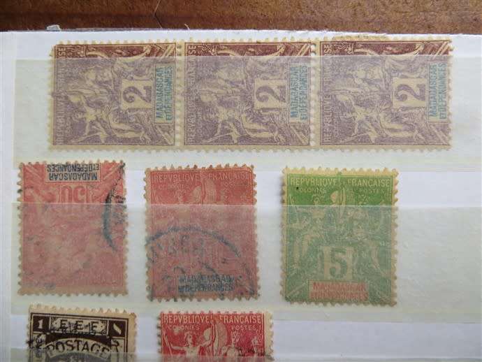 Assorted High Value Stamps in small Album Lot - All for 1 Bid