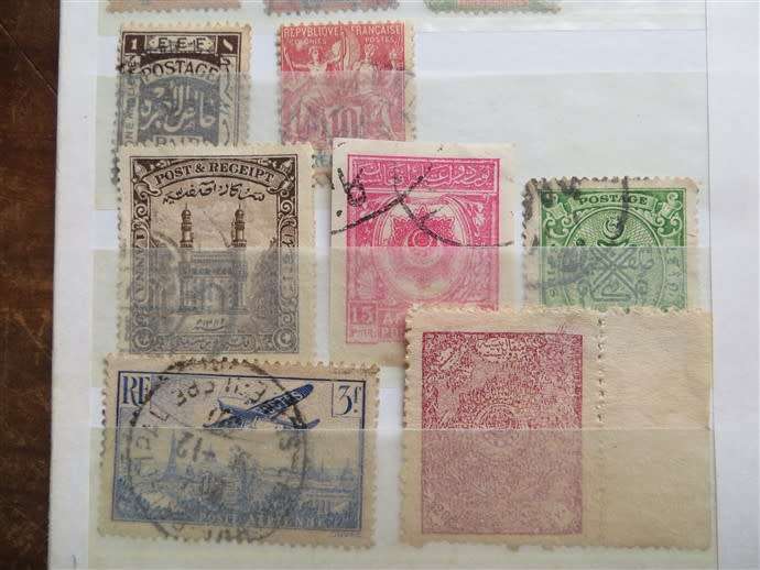 Assorted High Value Stamps in small Album Lot - All for 1 Bid