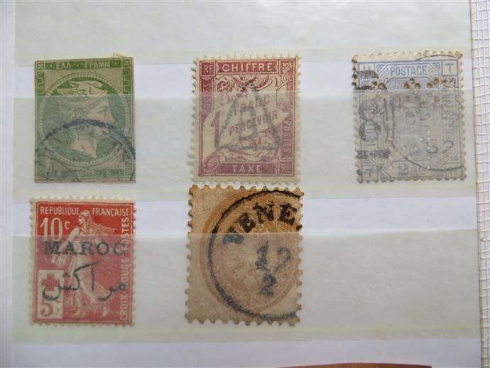 Assorted High Value Stamps in small Album Lot - All for 1 Bid