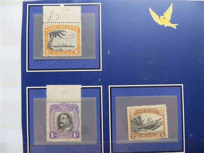 3 x 1932 Cook Islands Unused Stamps