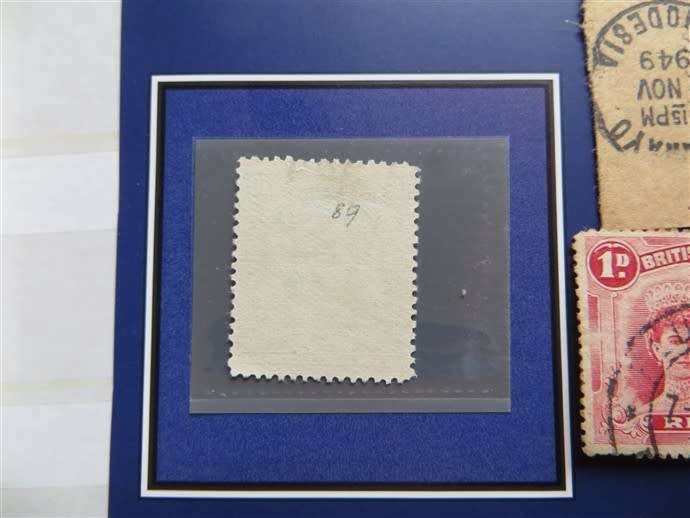 Rhodesia Stamp Lot - Ten Shillings /double heads / Cinderella