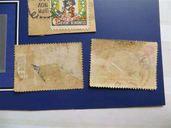 Rhodesia Stamp Lot - Ten Shillings /double heads / Cinderella