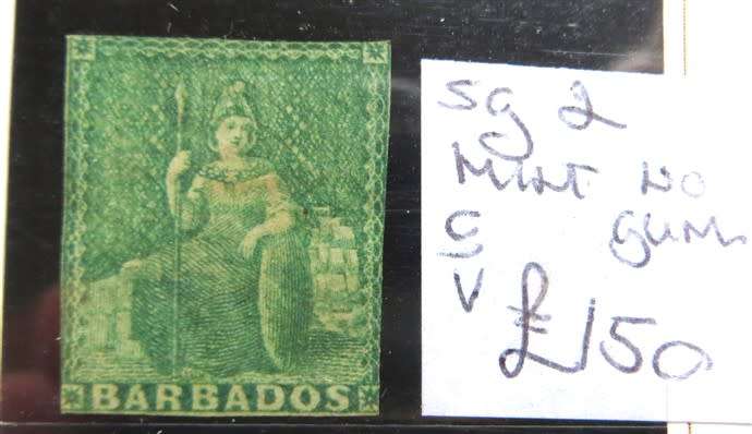 Barbados SG 2 - Mint no Gum R3000.00