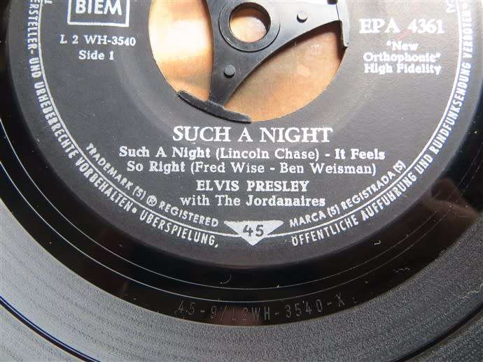 ELVIS PRESLEY - Follow That Dream EP - Original 1962 4-Track 7` Vinyl Single
