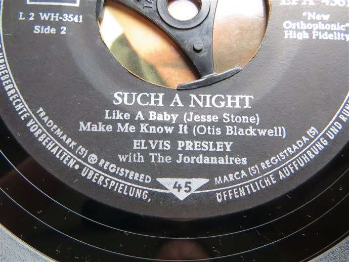 ELVIS PRESLEY - Follow That Dream EP - Original 1962 4-Track 7` Vinyl Single