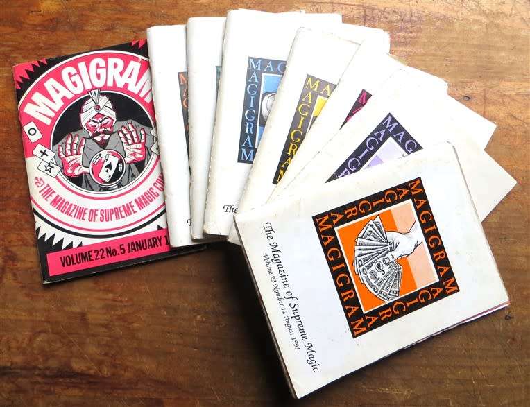 8 x Magicram Magazines Lot - Magic Secrets How to Mags