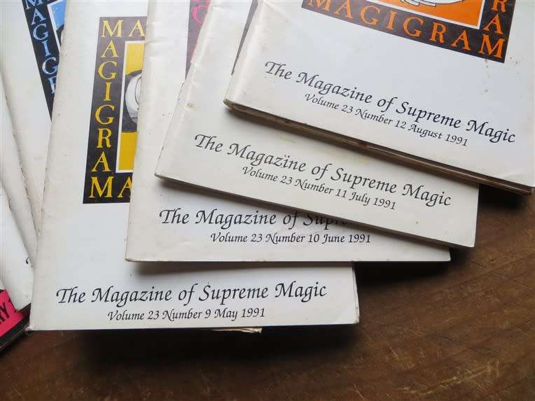 8 x Magicram Magazines Lot - Magic Secrets How to Mags