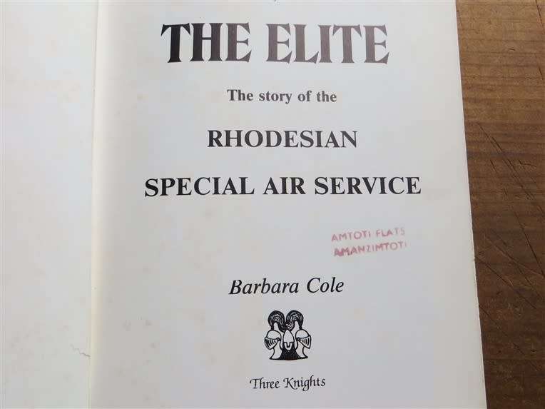The Elite - Barbara Cole Large Hardcover 2nd Ed. Rhodesian Special Air Service