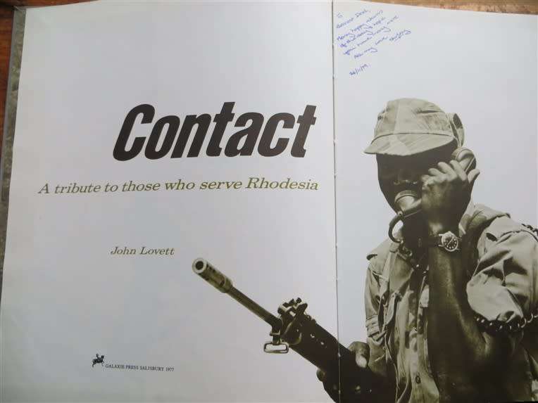 CONTACT - John Lovett - Hardcover Rhodesia - 1979 Print