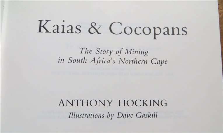 Kaias and Cocopans - Anthony Hocking - Mining Northern Cape