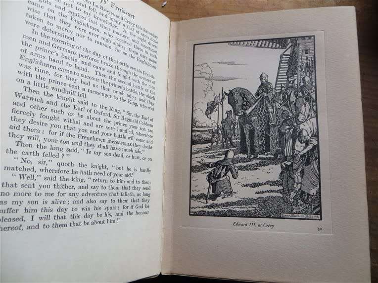 1912 THE BOYS FROISSART - M.G Edar  - Illustrations