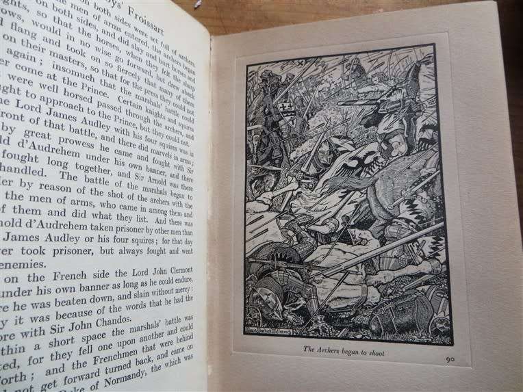 1912 THE BOYS FROISSART - M.G Edar  - Illustrations
