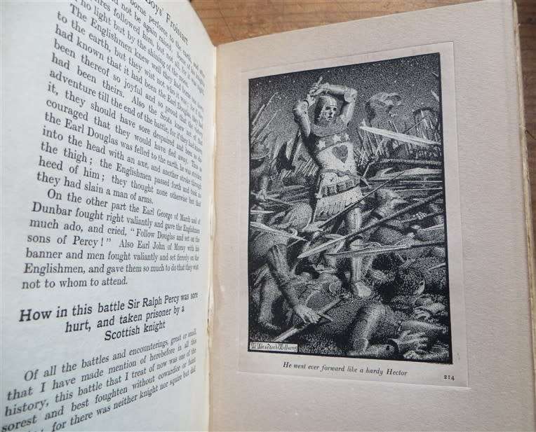 1912 THE BOYS FROISSART - M.G Edar  - Illustrations