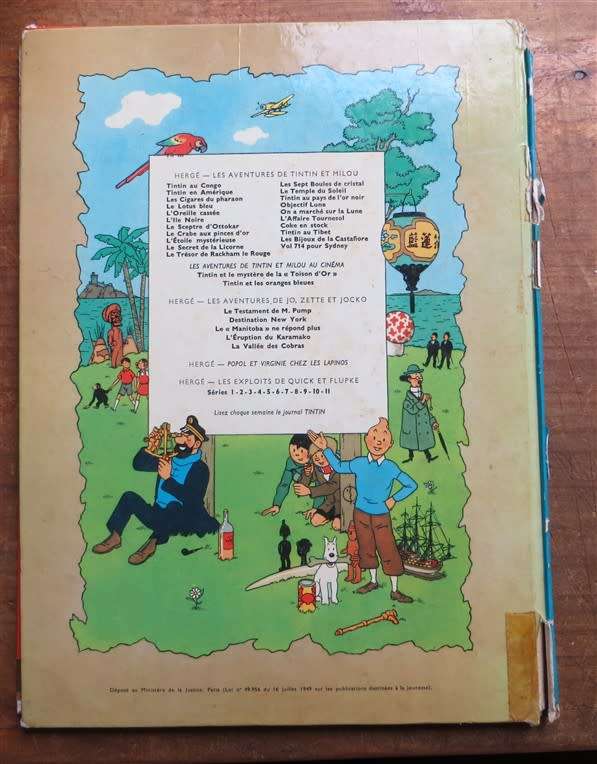 The Adventures of Tintin - French - Vintage Hardcover