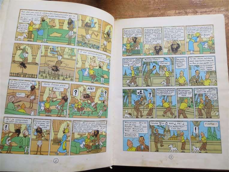 The Adventures of Tintin - French - Vintage Hardcover