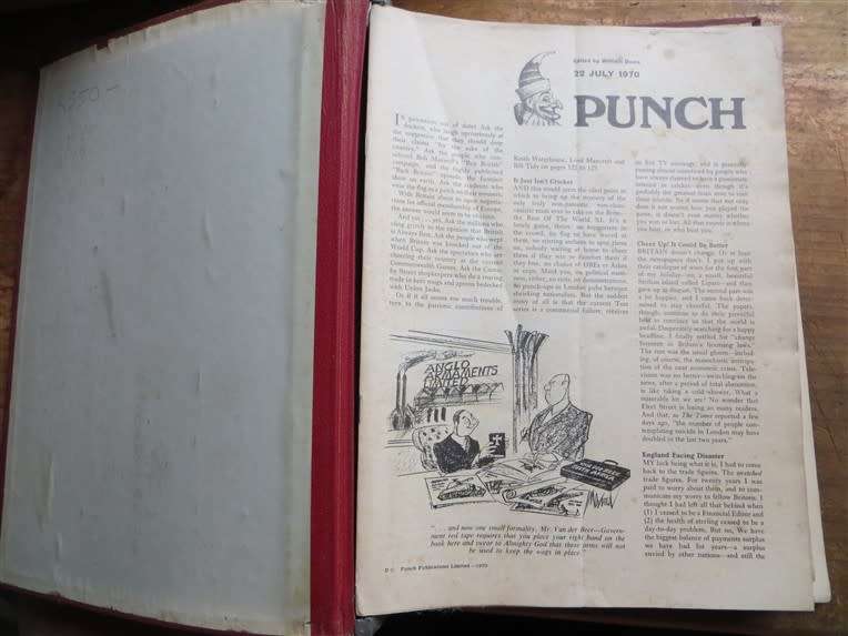 Hardcover Bound Collection of Punch Magazines