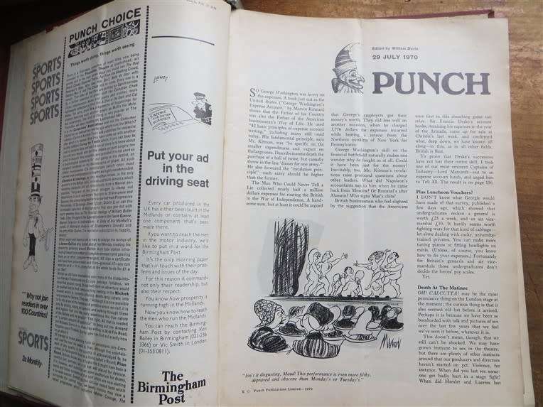 Hardcover Bound Collection of Punch Magazines