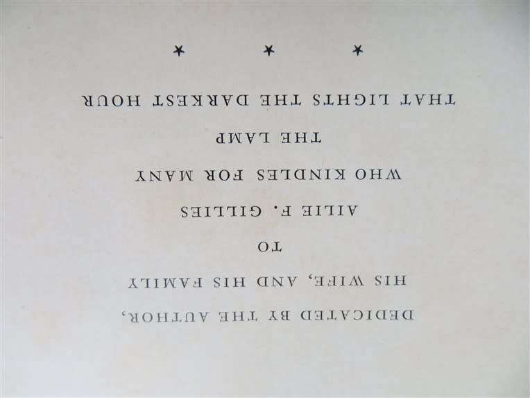 1959 Joyful Errand - C.S Stokes - Signed by A.F Gillies (Book dedicated to Gillies)