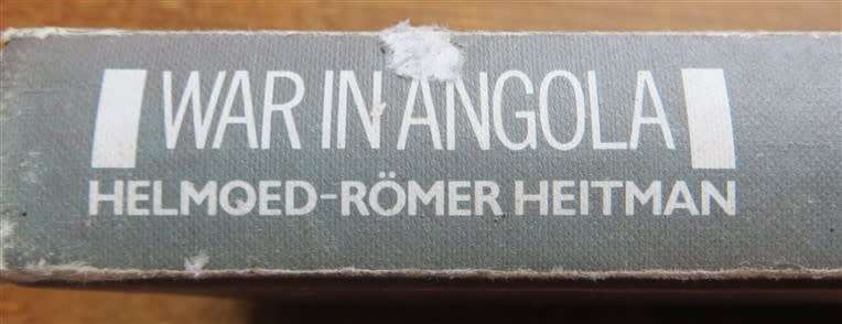 War in Angola - Helmut Roamer Heitman - Cover damaged