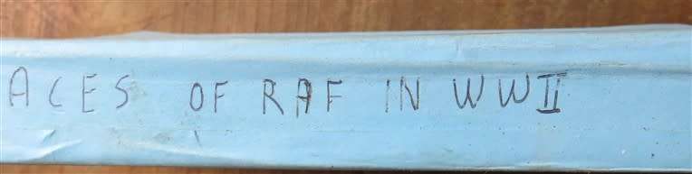 The Fighter Aces of the RAF - 1939-45 -E.C.R Baker - Cover Repair SCARCE