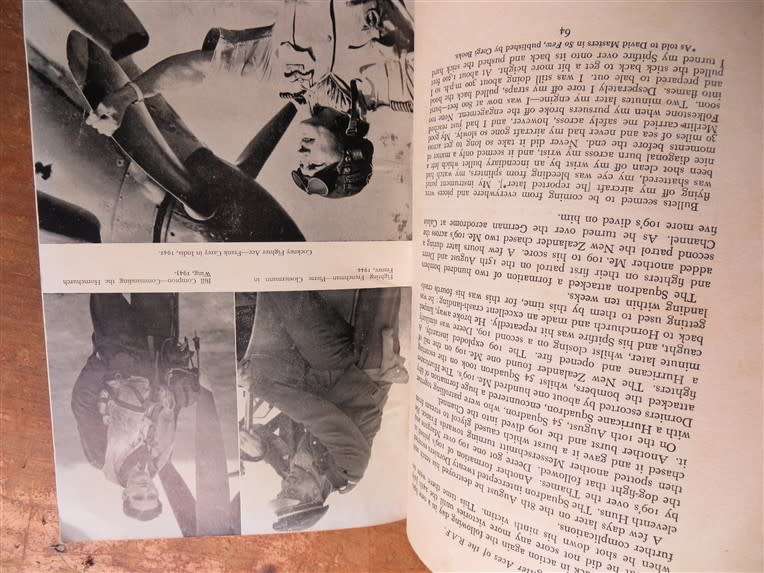 The Fighter Aces of the RAF - 1939-45 -E.C.R Baker - Cover Repair SCARCE