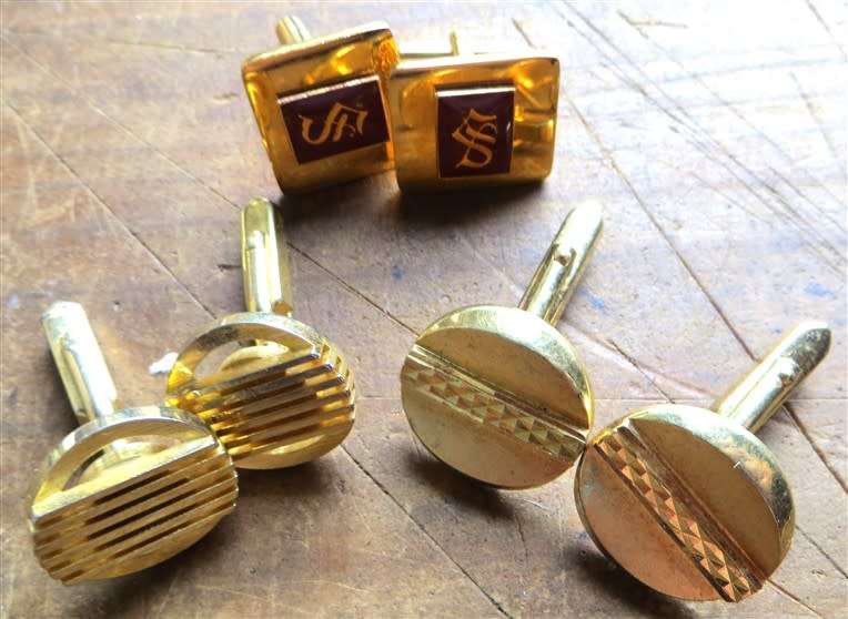 3 x  Cufflinks pairs - 1 Bid for all